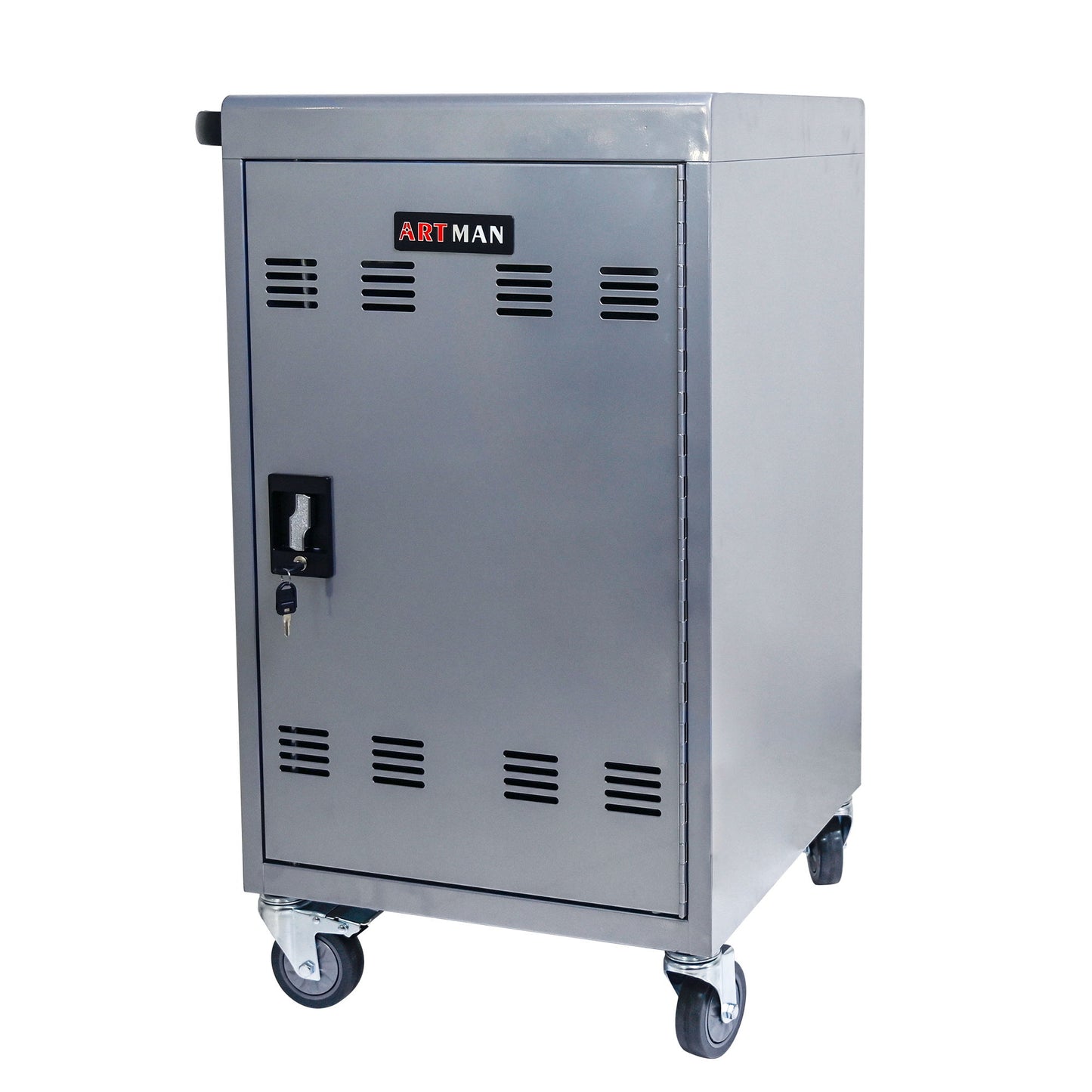 Mobile Charging Cart Station For Chromebook, Tablet And Laptop Computer With Power Strip Included