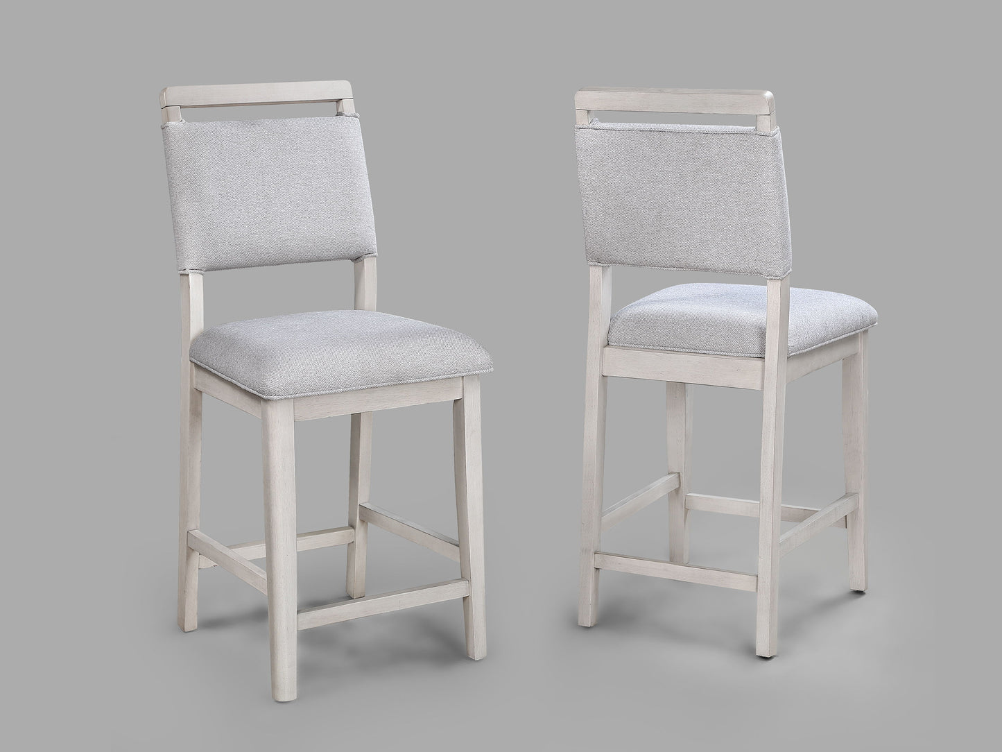 Blanche - Counter Height Chair (Set of 2) - Gray