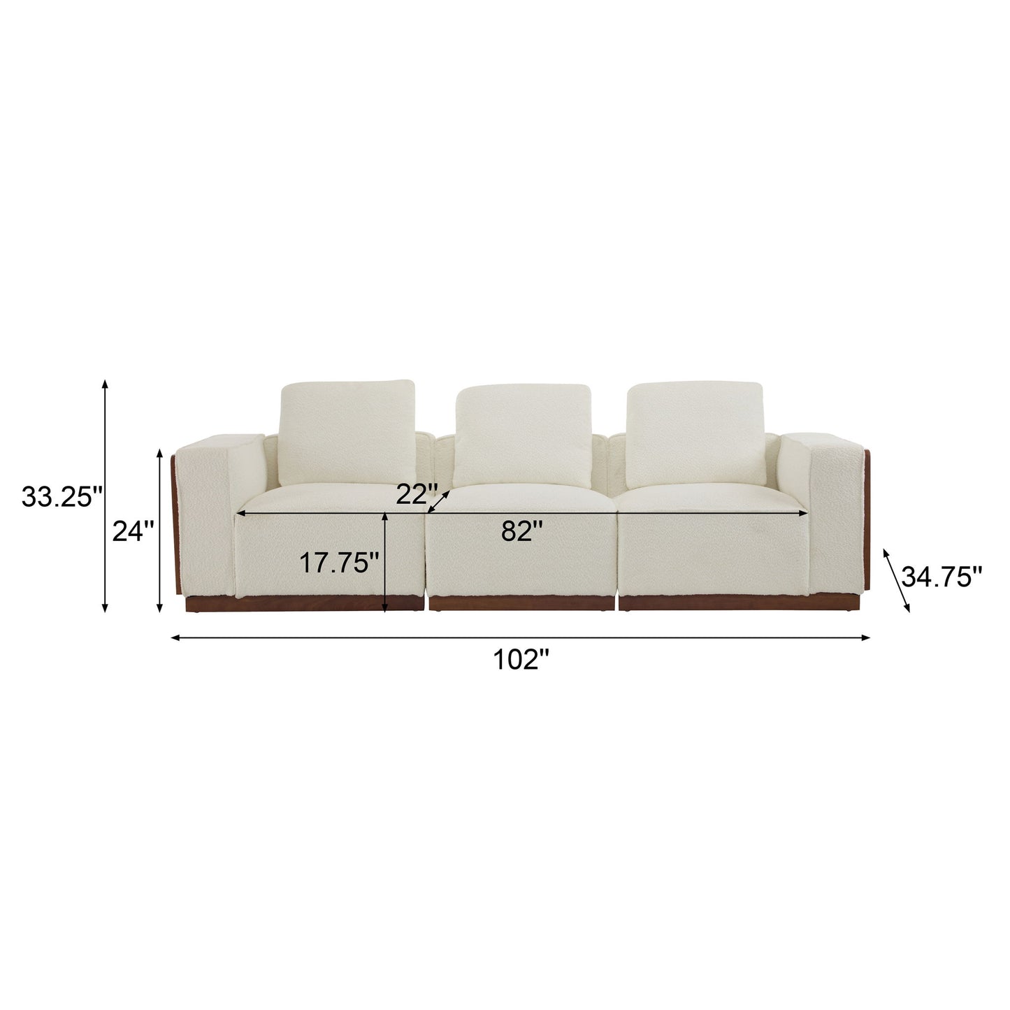 Chita - Modular Sectional Sofa With Larger Seats