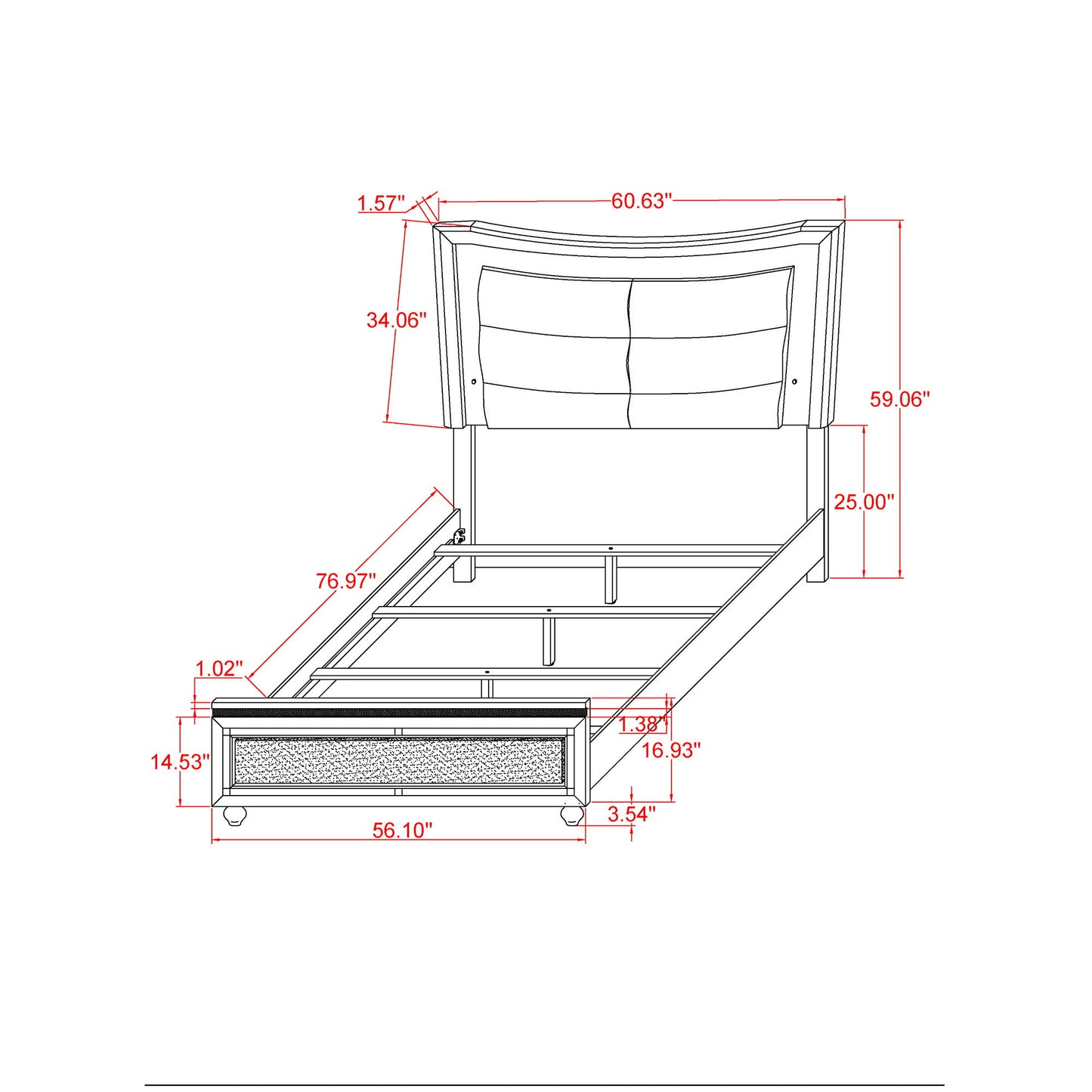 Maloise - 5 Piece Bedroom Set