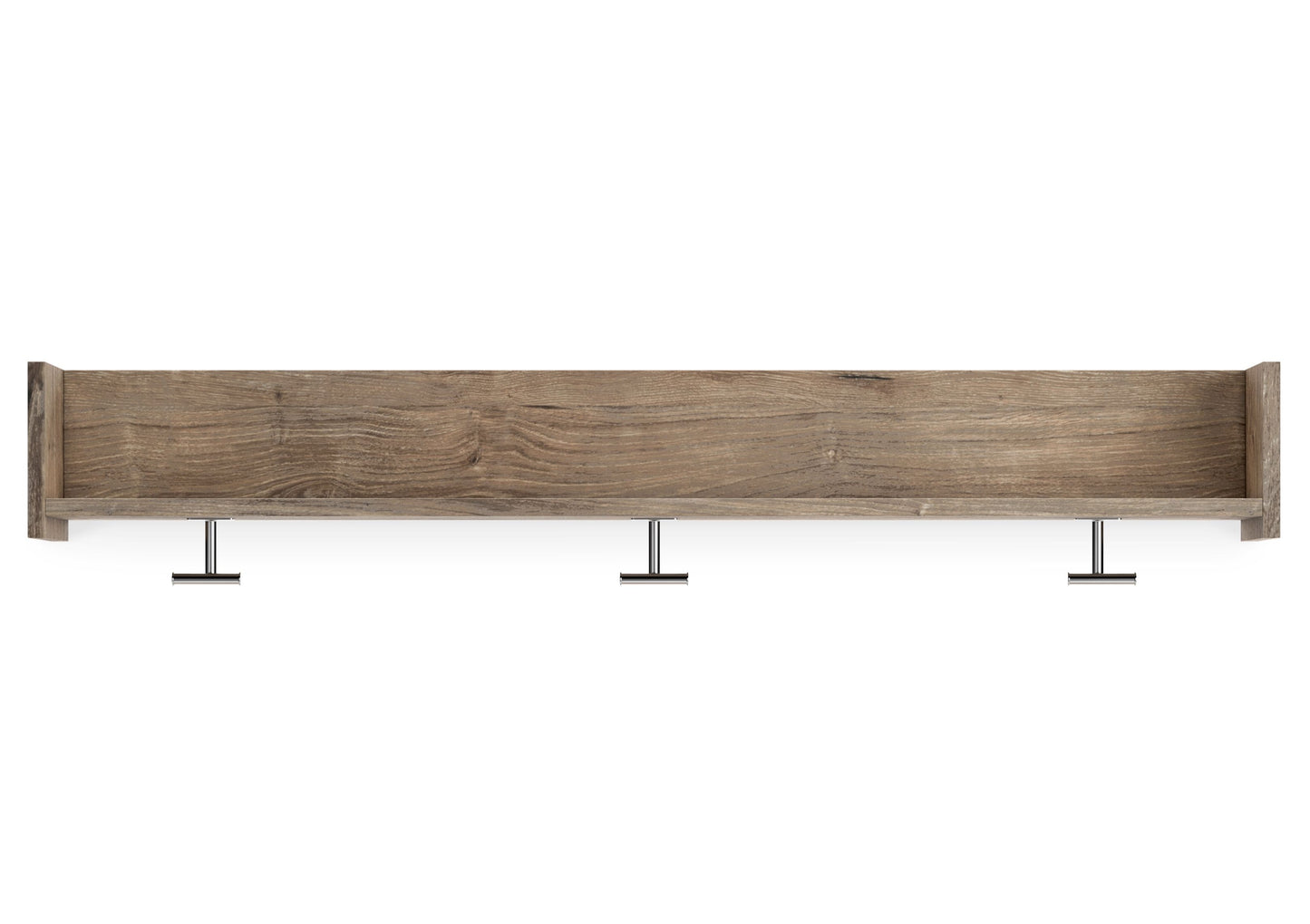 Oliah - Wall Mounted Coat Rack w/Shelf - Natural