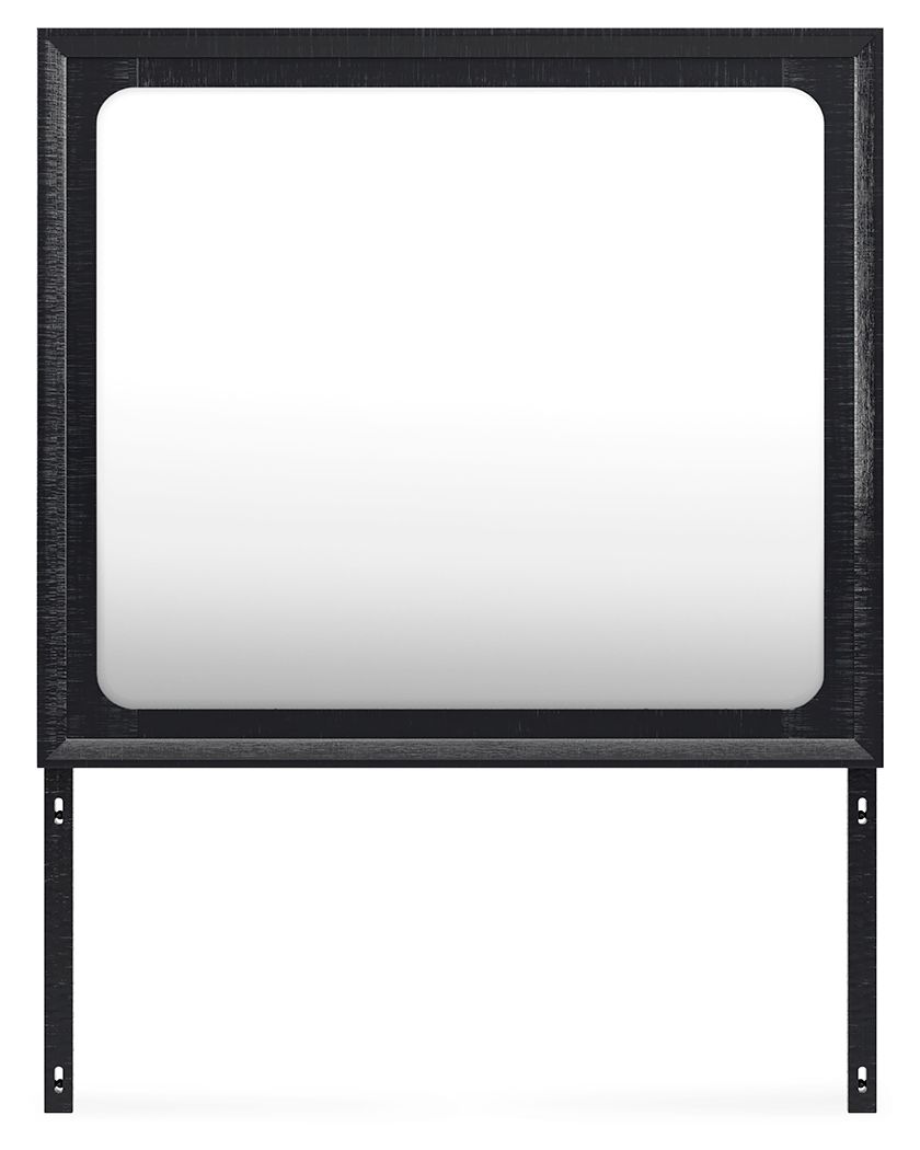 Londer - Bedroom Mirror - Black