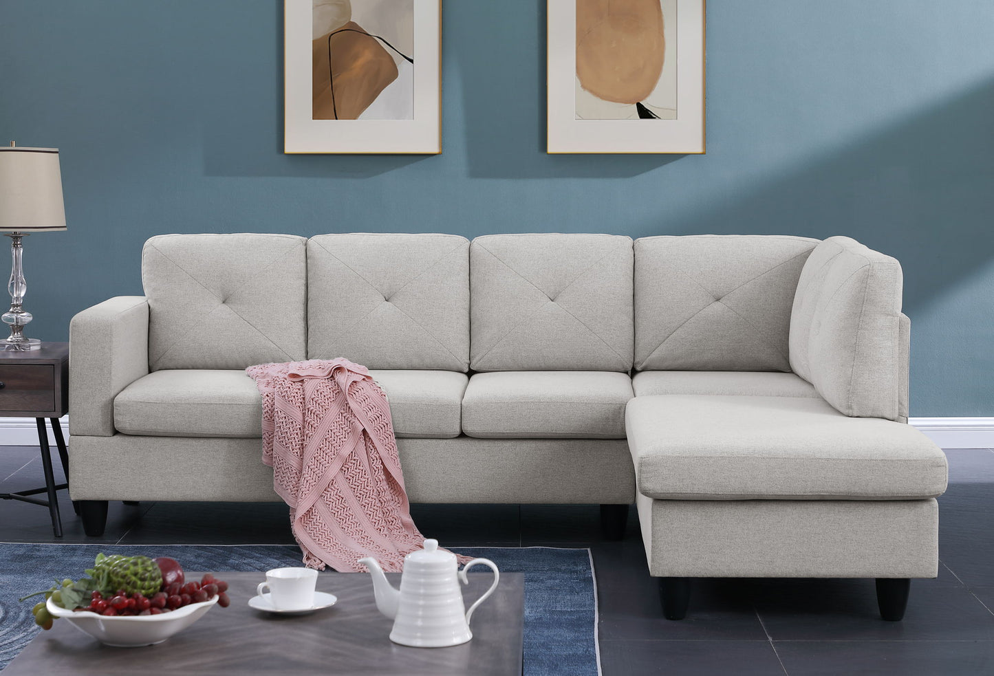 Santiago - Sectional Sofa With Right Facing Chaise