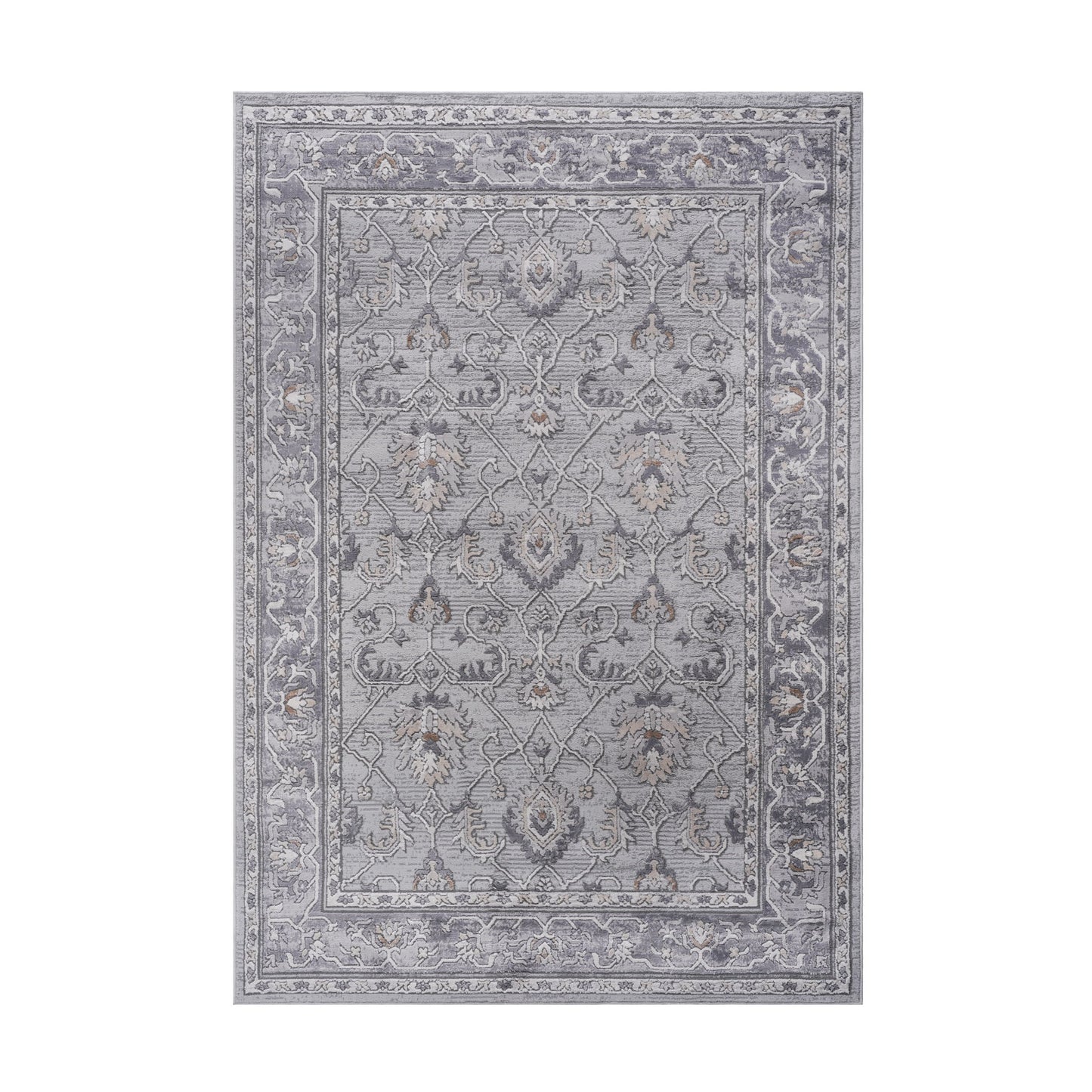 Marfi - 8' X 10' Oriental Area Rug - Ivory / Gray