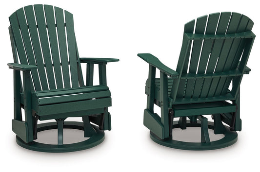 Shell Beach - Swivel Glider Chair - Green