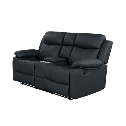 Blanche - Console Reclining Loveseat With LED Lights