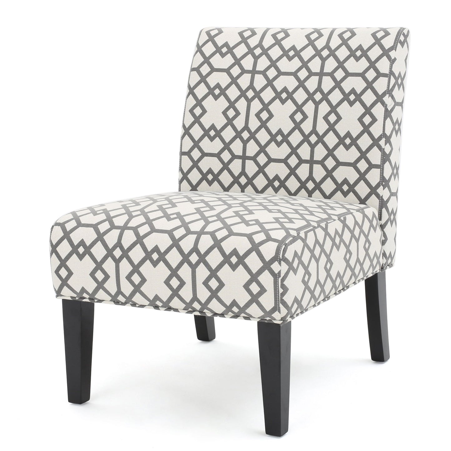 Contemporary Accent Chair With Upholstery