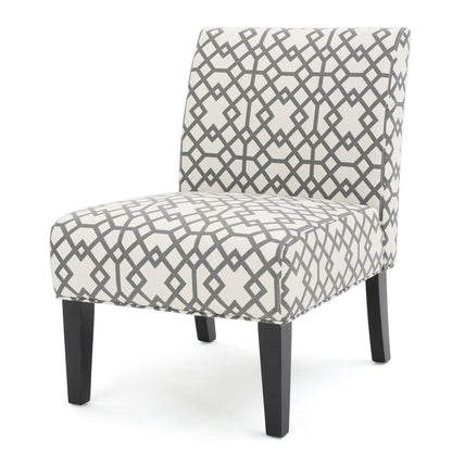 Contemporary Accent Chair With Upholstery