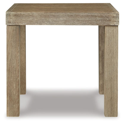 Silo Point - Square End Table - Brown