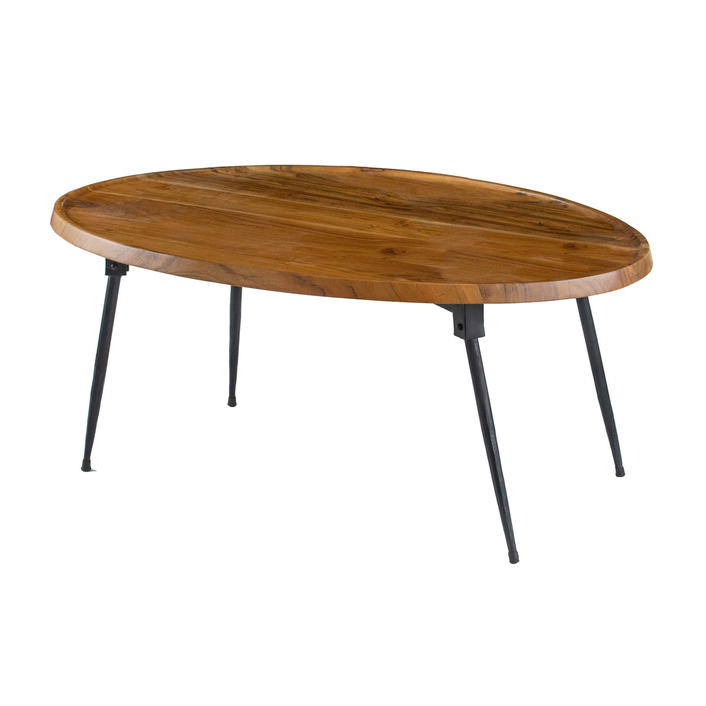Oval Cofe Table - Brown