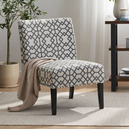 Contemporary Accent Chair With Upholstery