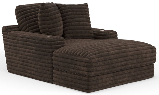 Jackson Catnapper Comfrey - Cuddler Chaise - Chocolate