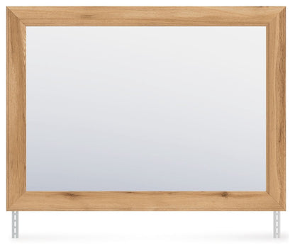 Aleaport - Bedroom Mirror - Warm Brown