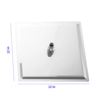 Ultra Thin Square Rainfall Shower Head Stainless Steel, Wall Or Ceiling Mount