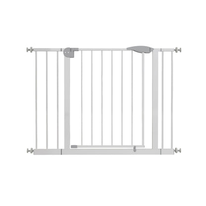 Pressure Mounted Baby Gate For Stairs - White