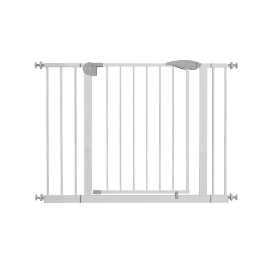 Pressure Mounted Baby Gate For Stairs - White