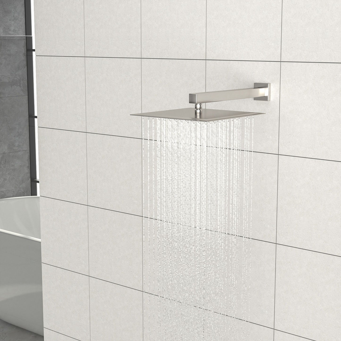 Wall Mounted Shower Arm With Flange
