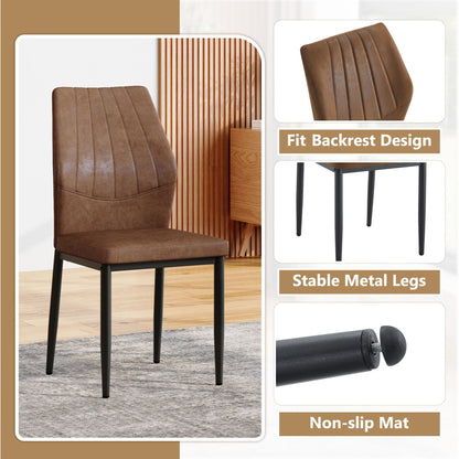 Dining Chairs With Shell Pattern, Comfort And Style