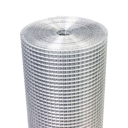 Galvanized Hardware Cloth, Chicken Wire Fence Roll For Garden And Animal Enclosures - Silver