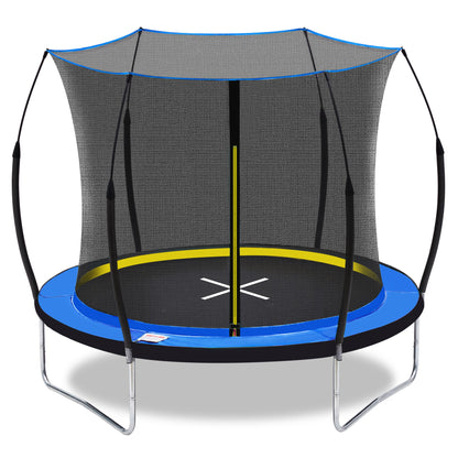 8 Ft Trampoline Inner Safety Net Elastic Ropes Version - Blue