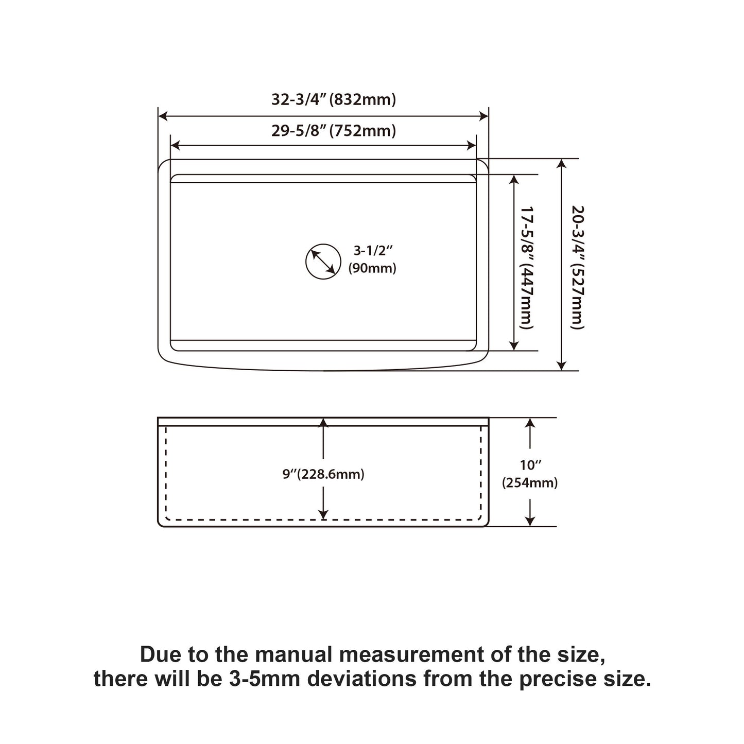 Kitchen Sink Workstation With Deep Bowl And Space-Saving Track Design - White