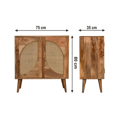 Close Knit Leaf Cabinet - Oak