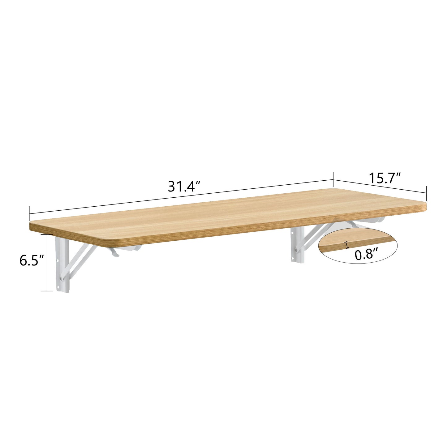 Folding Table Wall Mounted Folding Table For Small Spaces, Fold Down Desk, Workbench
