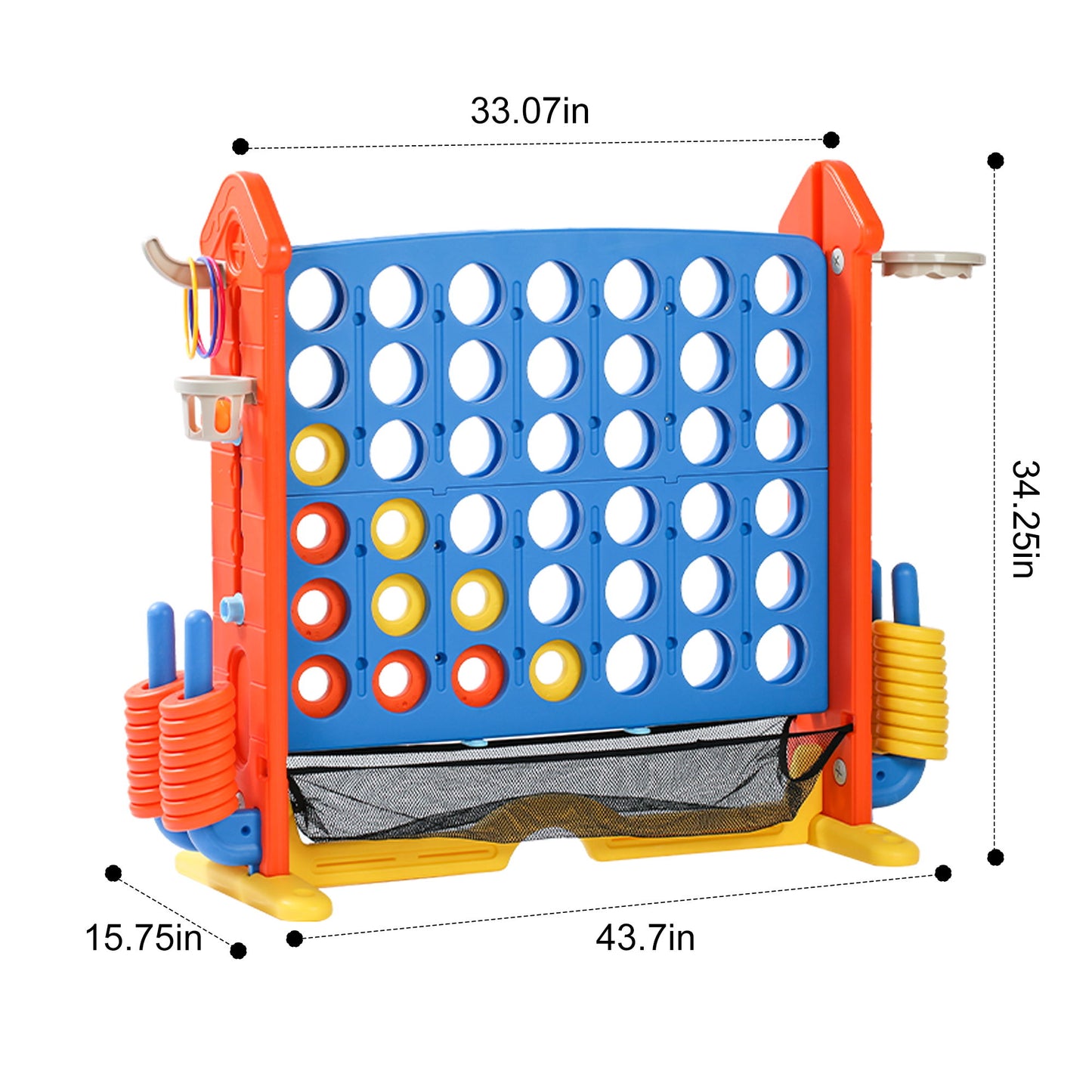 4 To Score Giant Game Set With Bag & Jumbo Connect 4