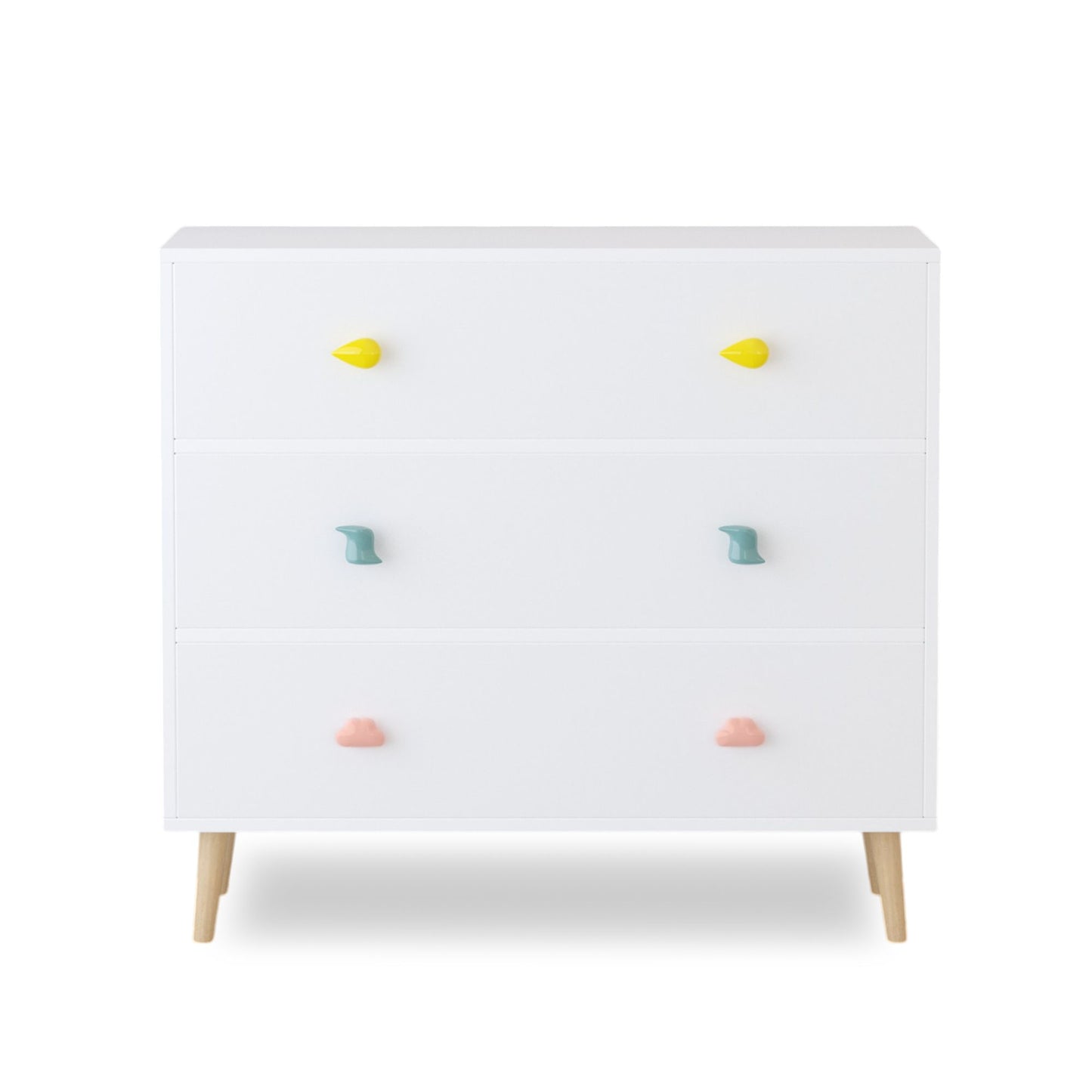 3 Drawer Dresser, Storage Cabinet With Anti Tip Safety