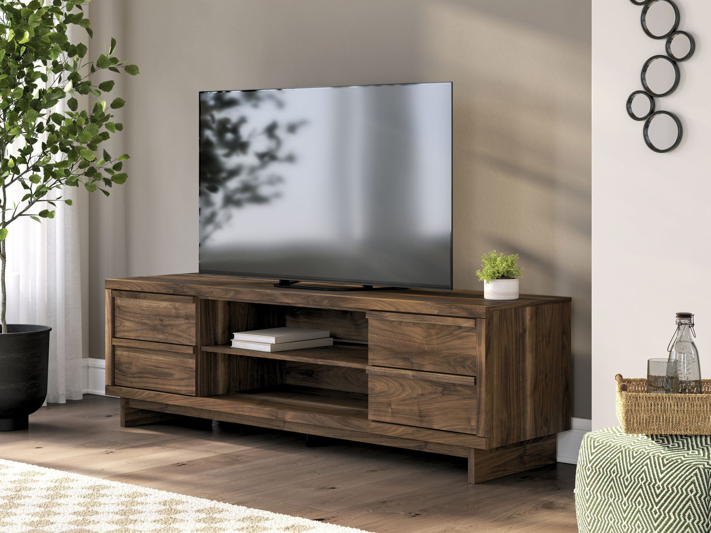 Zadilyn - TV Stand With Fireplace Option