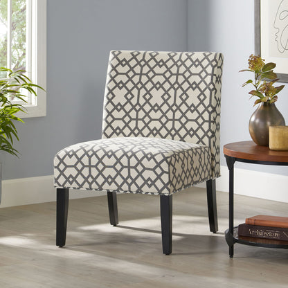 Contemporary Accent Chair With Upholstery