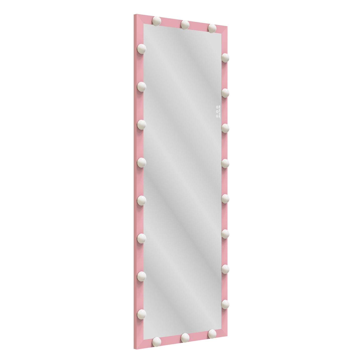 Full Length Mirror With Lights Full Body Vanity Mirror With 3 Color Modes Lighted Standing Floor Mirror For Dressing Room Bedroom Wall Mounted Touch Control
