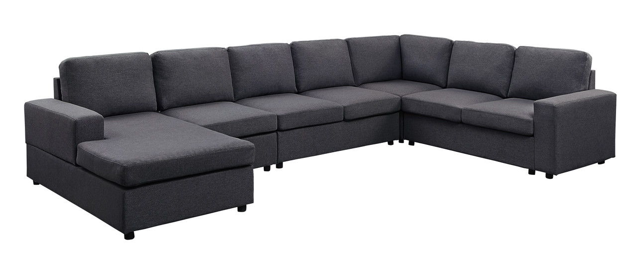 Hayden - 7 Seat Reversible Modular Sectional Sofa Chaise