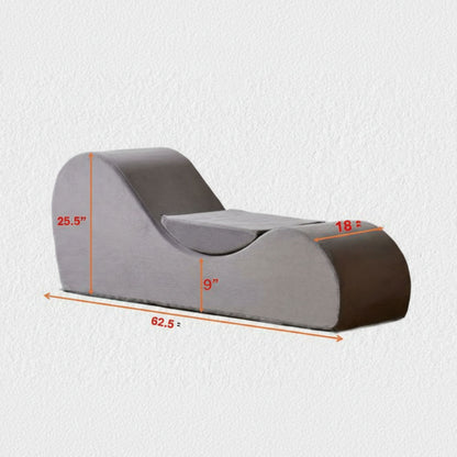 Solace - Chaise Lounge Chair Relaxation, Ergonomic Design With Soft Yet Firm High Density Foam Core