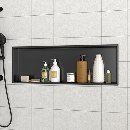 Stainless Steel Shower Niche With Seamless Design For Bathroom Storage