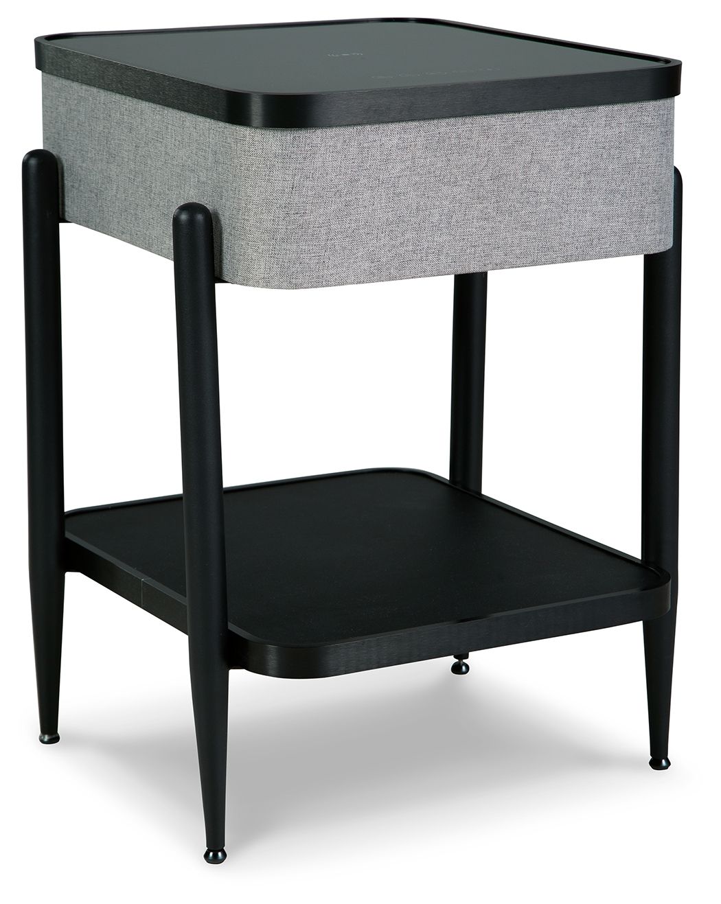 Jorvalee - Accent Table with Speaker - Gray / Black