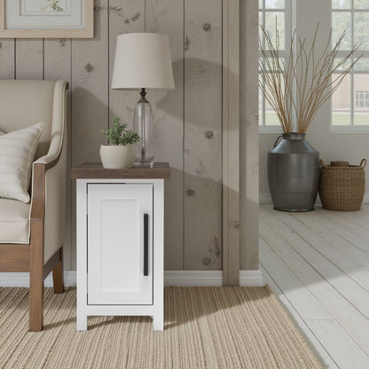 Chairside Table - Jasmine Whitewash / Barnwood