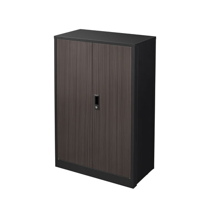 Metal Storage Cabinet With Locking Doors And Adjustable Shelf, Folding Filing Storage Cabinet, Folding Storage Locker Cabinet For Home Office, School, Garage