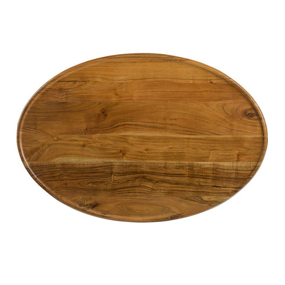 Oval Cofe Table - Brown