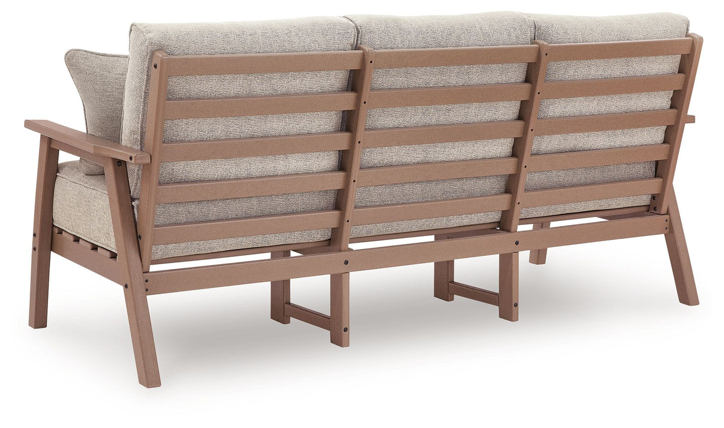 Grover Beach - Sofa With Cushion - Driftwood
