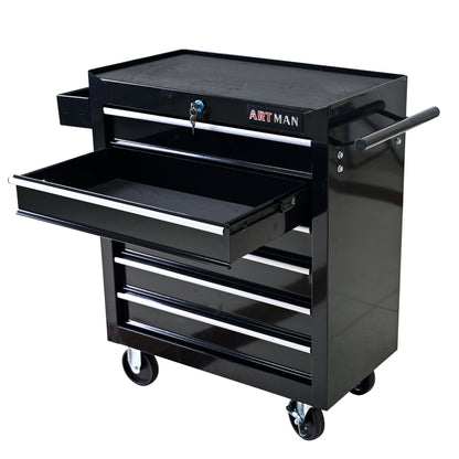 Multifunctional Tool Cart With Wheels And Drawers