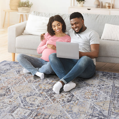 Payas - 6' X 9' Traditional Area Rug - Multi